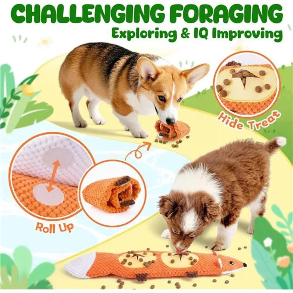 Dog Toys for Aggressive Chewers, 2 Pack No Stuffing Interactive Dog